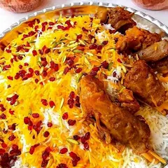 چلوگوشت گوسفندی